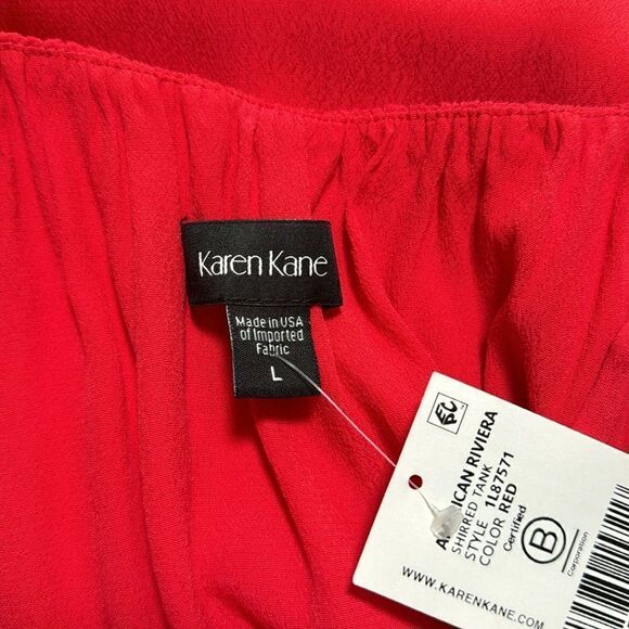 KAREN KANE SHIRRED TANK. - Picture 6 of 6